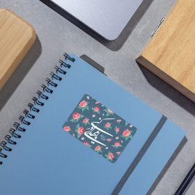 برچسب مستطیل طرح یا مهدی ادرکنی - بسته 50 عددی