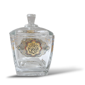 قندان بلور طرح یا حسن ابن علی المجتبی- رمضان