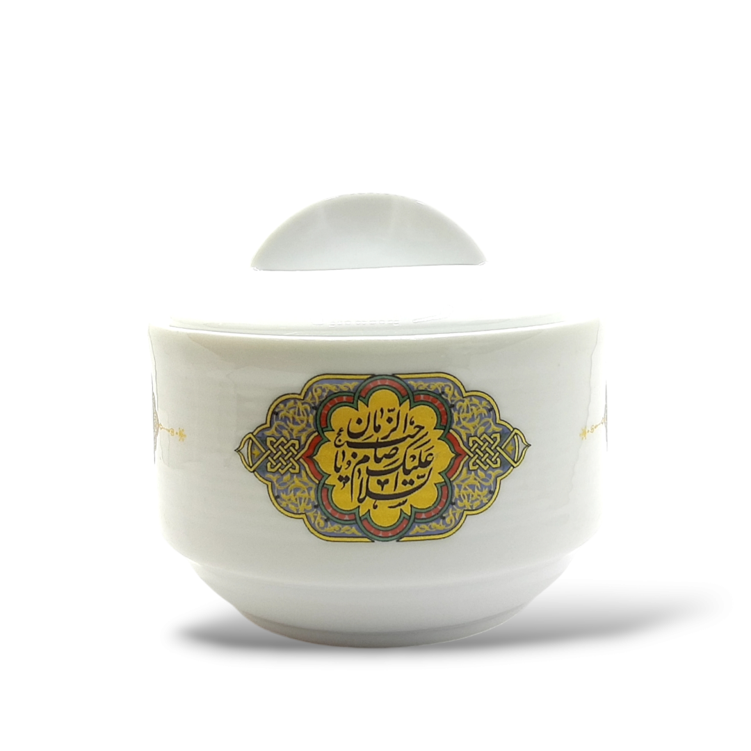 قندان چینی طرح  السلام علیک یا صاحب الزمان - نیمه شعبان