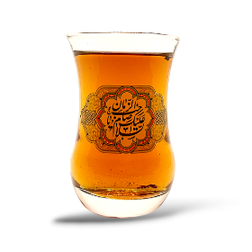 استکان کمر باریک طرح السلام علیک یا صاحب الزمان - نیمه شعبان