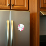 مگنت دایره اللهم عجل لولیک الفرج - گل سرخ