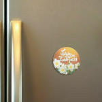 مگنت دایره اللهم عجل لولیک الفرج - گل نرگس