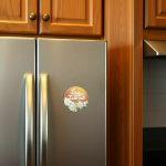 مگنت دایره اللهم عجل لولیک الفرج - گل نرگس