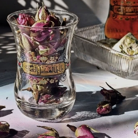 استکان کمر باریک طرح  یا ابالفضل العباس - محرم