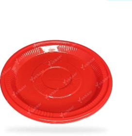 پیش دستی یکبار مصرف - قرمز- بسته 25 عددی