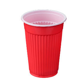 تصویر  لیوان یکبار مصرف / قرمز / بسته 50 عددی