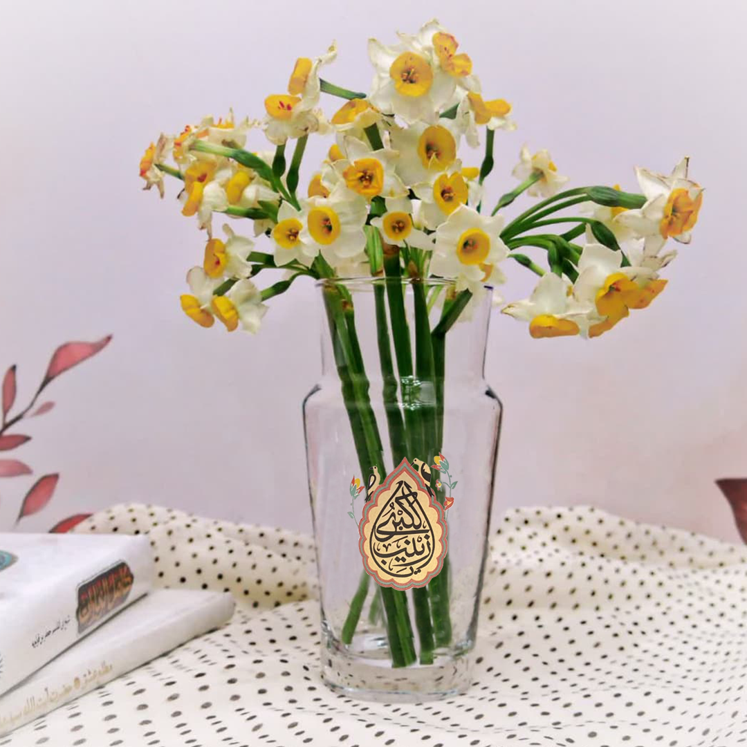 گلدان شیشه ای طرح یا زینب الکبری