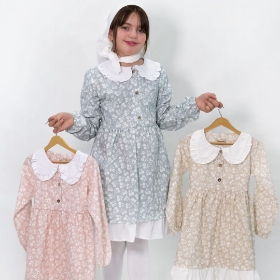 تصویر  پیراهن دخترانه آیسو / آبی