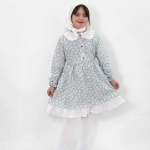 تصویر  پیراهن دخترانه آیسو / آبی