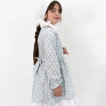 تصویر  پیراهن دخترانه آیسو / آبی