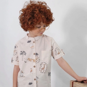 تصویر  بلوز پسرانه کاوه / کرم