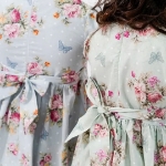 تصویر  پیراهن دخترانه اِلسا - آبی