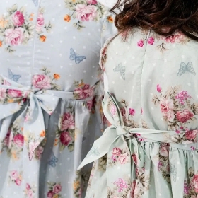 تصویر  پیراهن دخترانه اِلسا - آبی