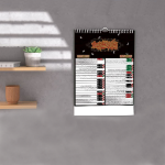 تصویر  تقویم شیعه دیواری سال 1404