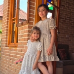 تصویر  پیراهن دخترانه / سفید