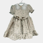 تصویر  پیراهن دخترانه / کرم