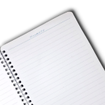 دفتر خط دار سیمی طرح دختر ها فرشته اند - سبز تیره