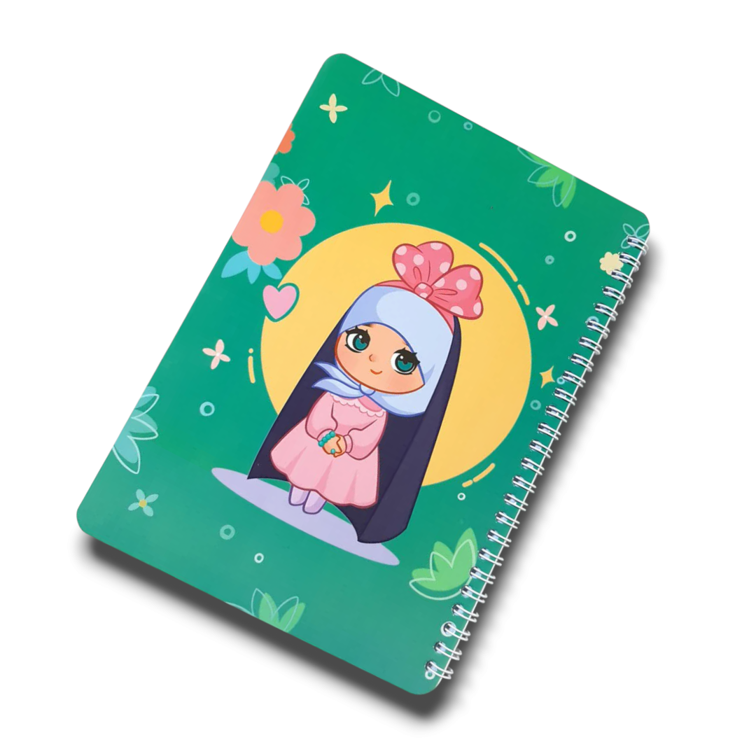 دفتر خط دار سیمی طرح های حجاب