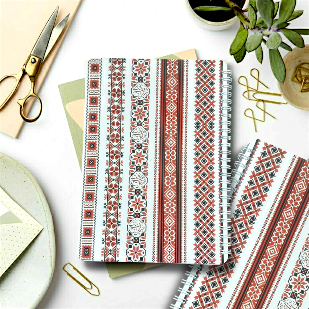 دفتر سیمی خط دار طرح اللهم عجل لولیک الفرج