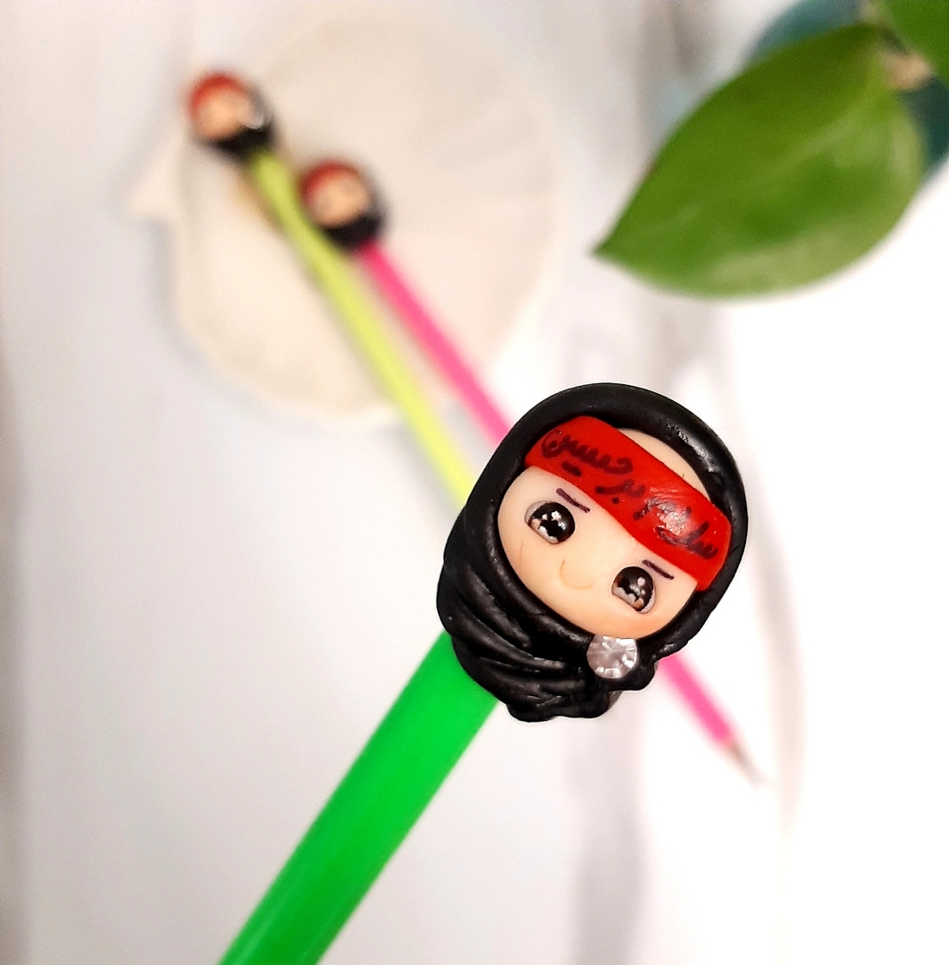 تصویر  مداد و سرمدادی عروسکی سلام بر حسین / دخترانه