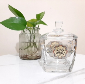 قندان بلور طرح یا جعفر بن محمد الصادق- قندان مذهبی