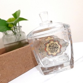 قندان بلور طرح یا فاطمه المعصومه - دهه کرامت