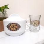 قندان چینی طرح یا جعفر بن محمد الصادق- قندان ولادت امام صادق