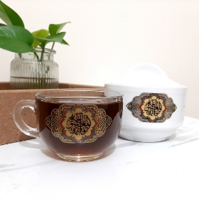 قندان چینی طرح یا فاطمه المعصومه- دهه کرامت