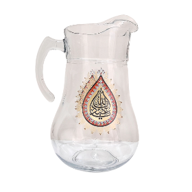 پارچ بلور طرح یا اباعبدالله - یا اباالفضل - محرم