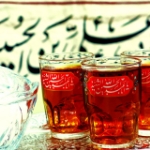 استکان عینکی طرح یا ابا عبدالله الحسین الشهید-محرم