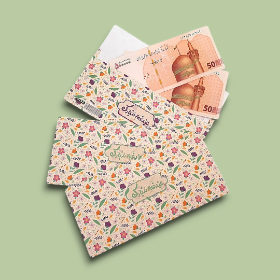 تصویر  پاکت پول طرح عید غدیر مبارک / کرم