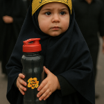 قمقمه طرح سلام بر تشنه لب کربلا - قمقمه محرم -قمقمه اربعین