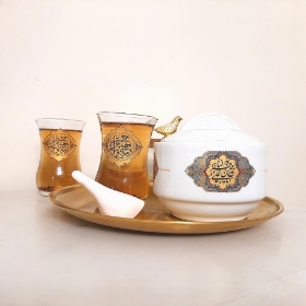 قندان چینی طرح محمد بن علی الباقر- قندان شهادت امام باقر- قندان امام پنجم