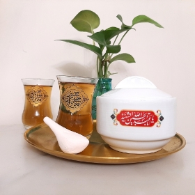 قندان چینی طرح یا اباعبدالله الحسین- قندان مذهبی