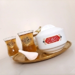 قندان چینی طرح یا اباعبدالله الحسین- قندان ولادت امام حسین- قندان محرمی- قندان شهادت امام حسین