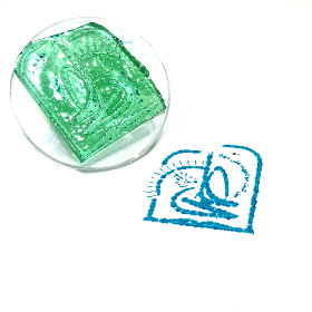 مهر ژلاتینی طرح من کنت مولا فهذا علی مولا - مهر پول سیدی - مهر پول غدیر - مهر عید غدیر