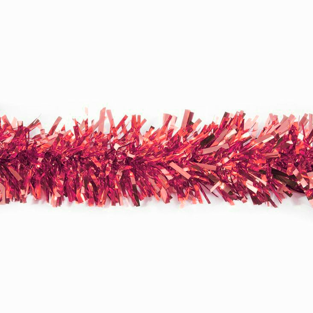 تصویر  شرشره تزیئنی - مدل موجی - رنگ قرمز