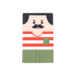 تصویر  پاک کن طرح مرد کچل شو