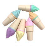 تصویر  ماژیک علامت زن مدل بستنی قیفی - 6 عددی