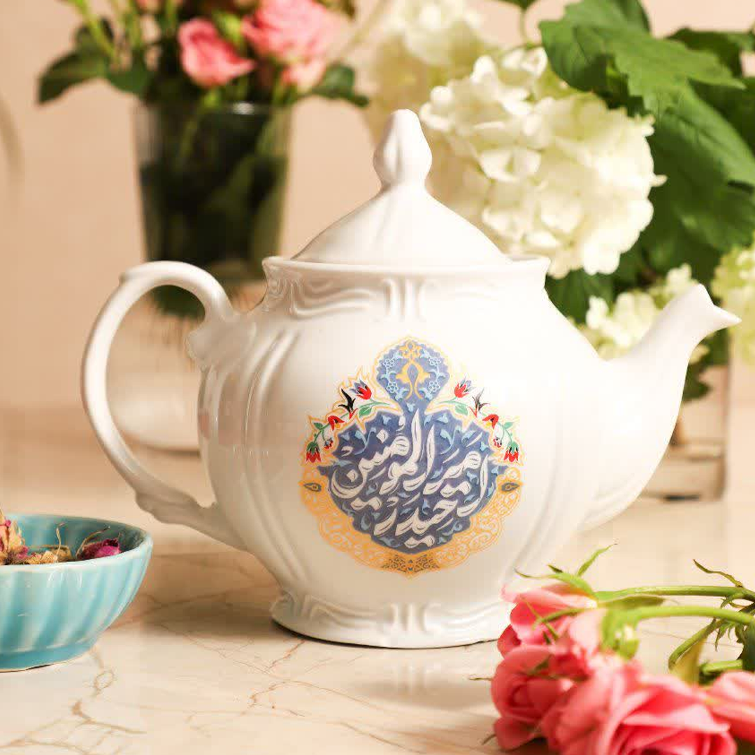 قوری چینی طرح امیرالمومنین حیدر- قوری مذهبی - قوری عید غدیر