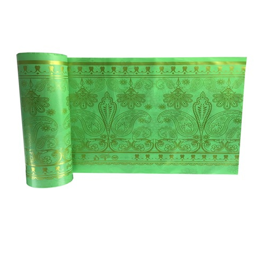 سفره یکبار مصرف - 10 متر - سبز- سفره عید غدیر- سفره پلاستیکی