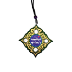 آویز آینه اتومبیل طرح امیرالمومنین را دوست دارم - آویز آینه اتوموبیل مذهبی - هدیه غدیر - گیفت غدیر