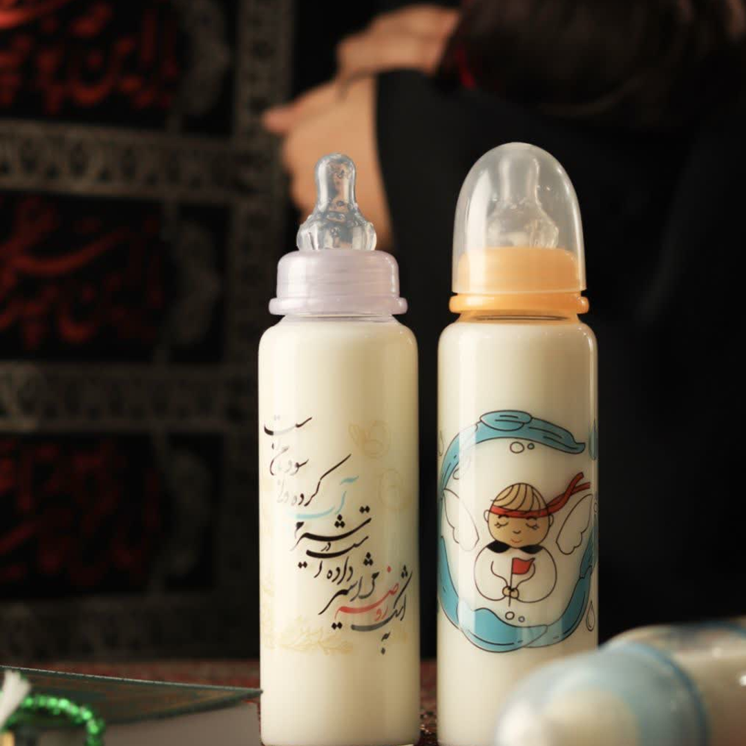 شیشه شیر پیرکس طرح اشک روضه - شیشه شیر نوزاد