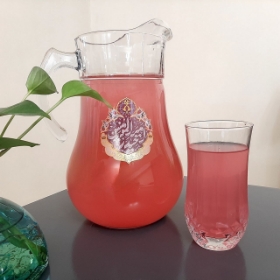 پارچ بلور طرح یا امیرالمومنین حیدر - پارچ مناسبتی