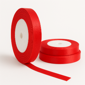 روبان 1.5 سانت - قرمز - طول 23 متر