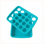 سینی جا لیوانی 20 تایی دو تکه - رنگ فیروزه ای