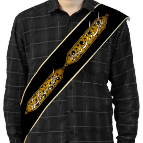 حمایل خادم طرح سزد که فخر کنم بر شهان- حمایل مناسبتی