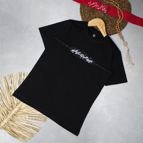 تیشرت مشکی طرح امیری حسین