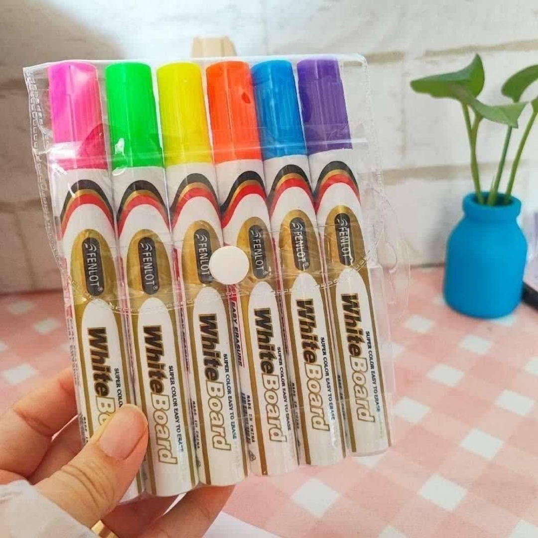 ماژیک وایت برد - بسته 6 عددی