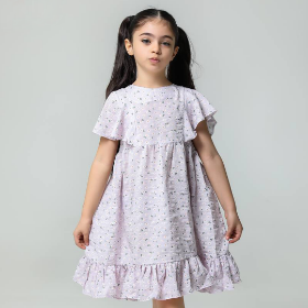 پیراهن دخترانه رنگی